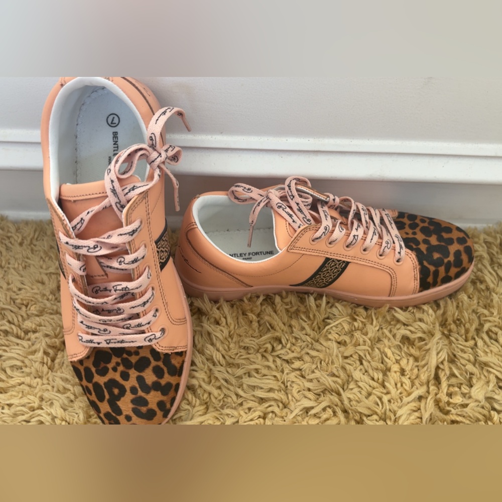 Bentley Fortune Cheetah Print Sneakers